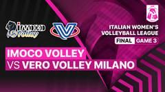 Full Match | Final 3: Prosecco Doc Imoco Conegliano vs Vero Volley Milano | Italian Women’s Volleyball League Serie A1 2022/23