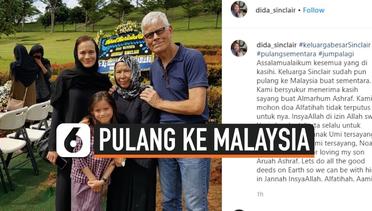 Keluarga Kunjungi Makam Ashraf Sinclair Sebelum Pulang ke Malaysia