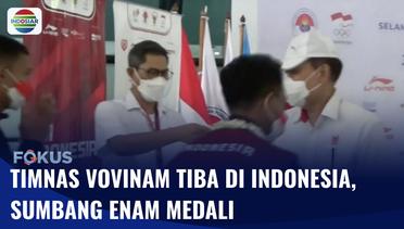 Timnas Indonesia Cabang Seni Bela Diri Vovinam Raih Enam Medali di SEA Games | Fokus