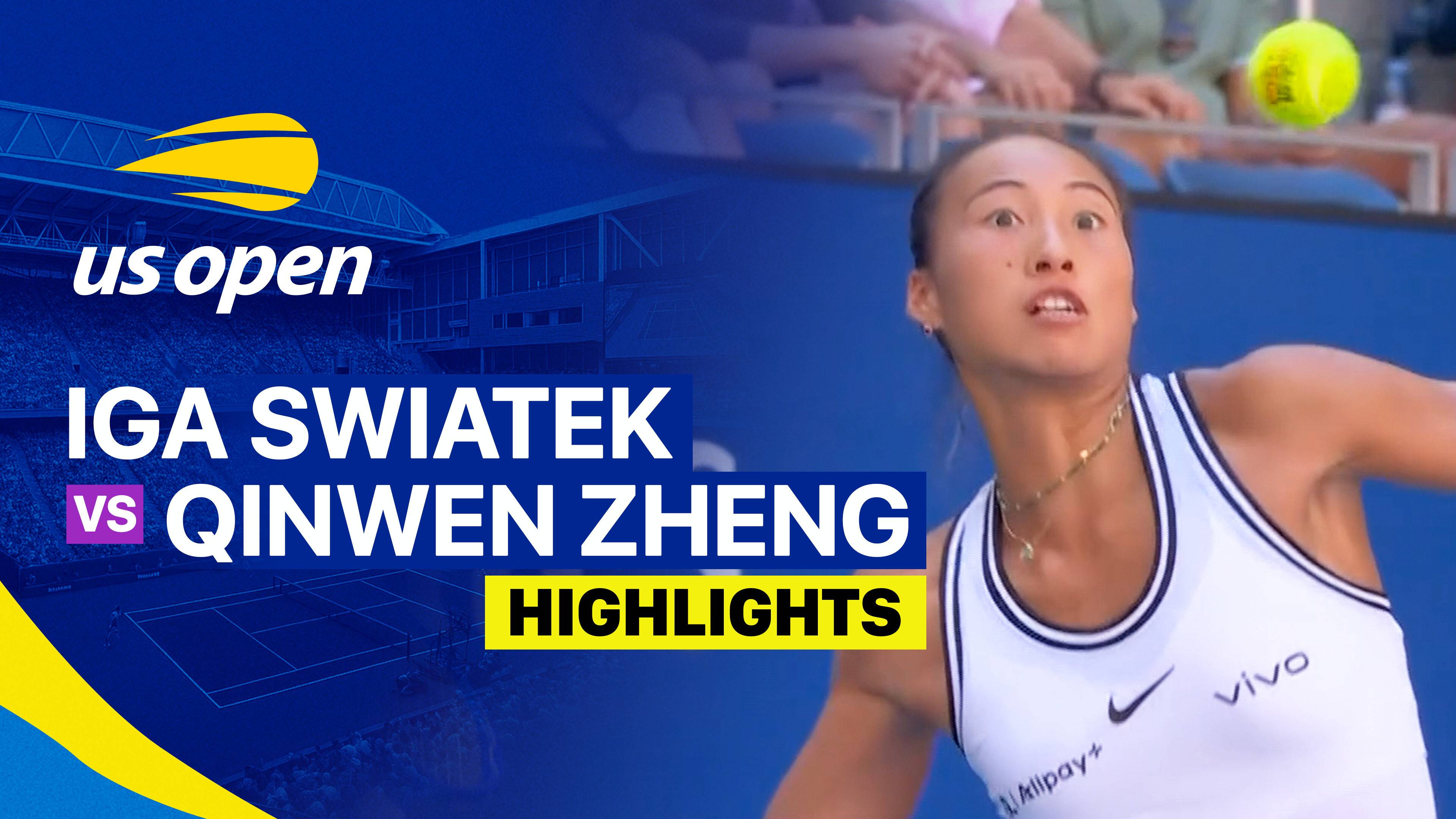Iga Swiatek vs Qinwen Zheng - Women's Singles Round of 16 | US Open Tennis Championships 2026
