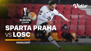 Highlight - Sparta Prague vs Lille I UEFA Europa League 2020/2021