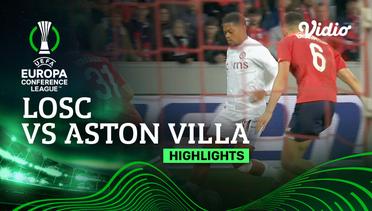 LOSC vs Aston Villa - Highlights | UEFA Europa Conference League 2023/24 - Quarter Final