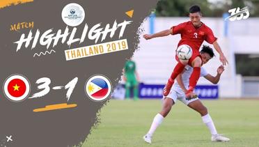 Full Highlight - Vietnam 3 vs 1 Fillipina | Piala AFF U-15 2019