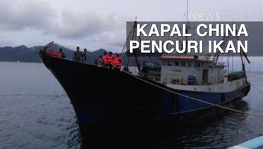 NEWS FLASH: TNI AL Tangkap Kapal Pencuri Ikan Asal Tiongkok di Natuna
