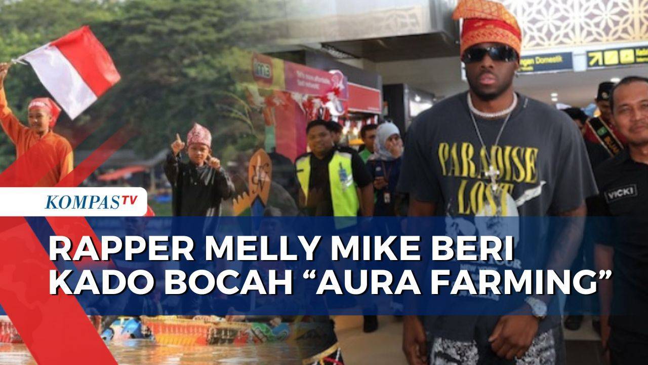 Momen Rapper Asal AS Melly Mike Bertemu dan Beri Kado Dhika 'Aura ...