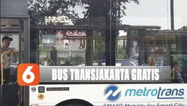 Pemprov DKI Jakarta Sediakan 10 Bus Transjakarta Gratis untuk Jemaat Gereja - Liputan 6 Pagi  