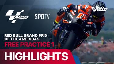 MotoGP 2024 Round 3 - Red Bull Grand Prix of The Americas MotoGP: Free Practice 1 - Highlights  | MotoGP 2024
