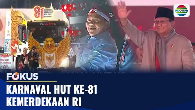 Pawai Kendaraan Meriahkan Karnaval Kemerdekaan di Monas, Presiden dan Wapres Hadir | Fokus