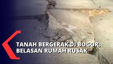 Tanah Bergerak Melanda Kabupaten Bogor, Puluhan Rumah Rusak & 75 Warga Harus Mengungsi!