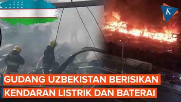 Terjadi Ledakan Besar di Gudang Uzbekistan, 1 Tewas dan 163 Terluka