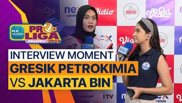 Wawancara Pasca Pertandingan | Putri: Gresik Petrokimia Pupuk Indonesia vs Jakarta BIN |PLN Mobile Proliga 2024