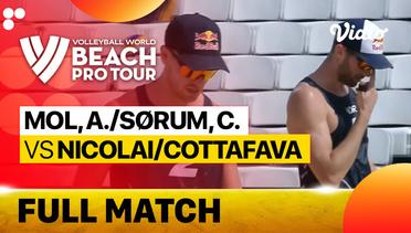 Full Match |  Mol, A./Sorum, C. (NOR) vs Perusic/Schweiner (CZE) | Beach Pro Tour Elite 16 Doha, Qatar 2023