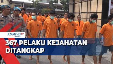 Tim Gabungan Polrestabes Medan Tangkap 367 Pelaku Kejahatan Jalanan