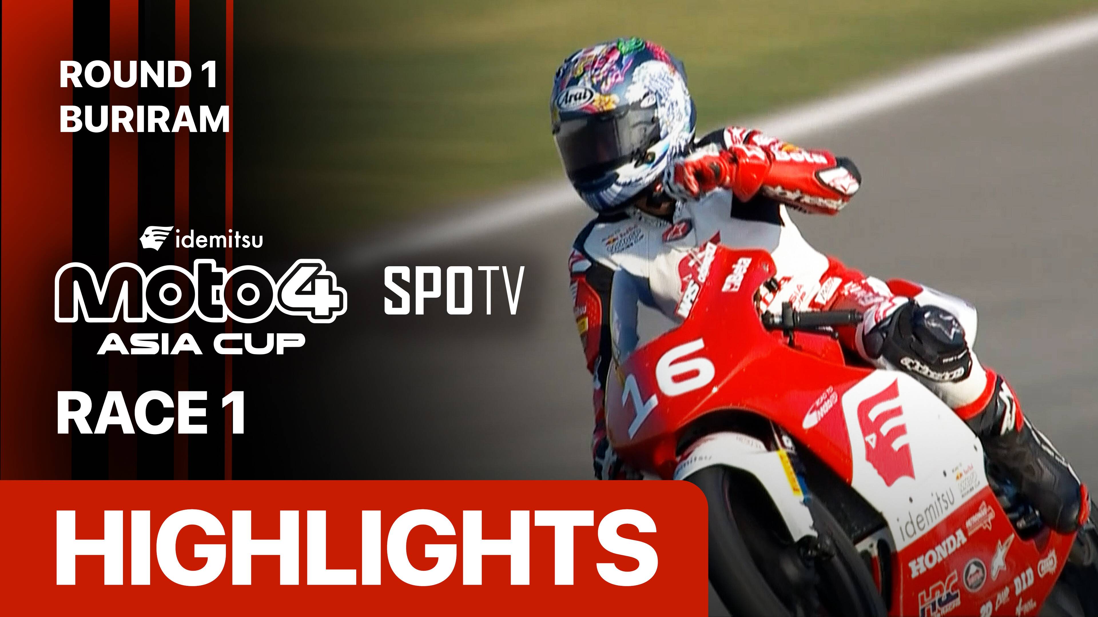 Round 1: Buriram Race 1 - Idemitsu Moto4 Asia Cup 2026