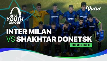 Highlight - Inter Milan vs Shakhtar Donetsk | UEFA Youth League 2021/2022