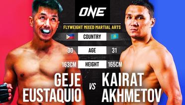 Geje Eustaquio vs. Kairat Akhmetov II | Full Fight Replay