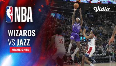 Washington Wizards vs Utah Jazz - Highlights | NBA Regular Season 2023/24