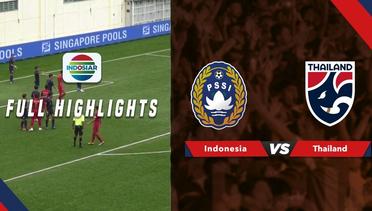 Indonesia (1) vs Thailand (2) - Full Highlight | Merlion Cup 2019