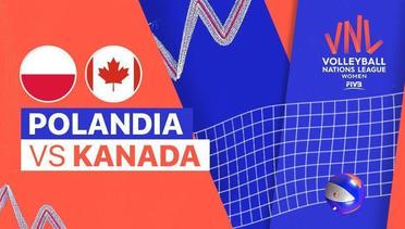Full Match | Polandia vs Kanada | Women's Volleyball Nations League 2022