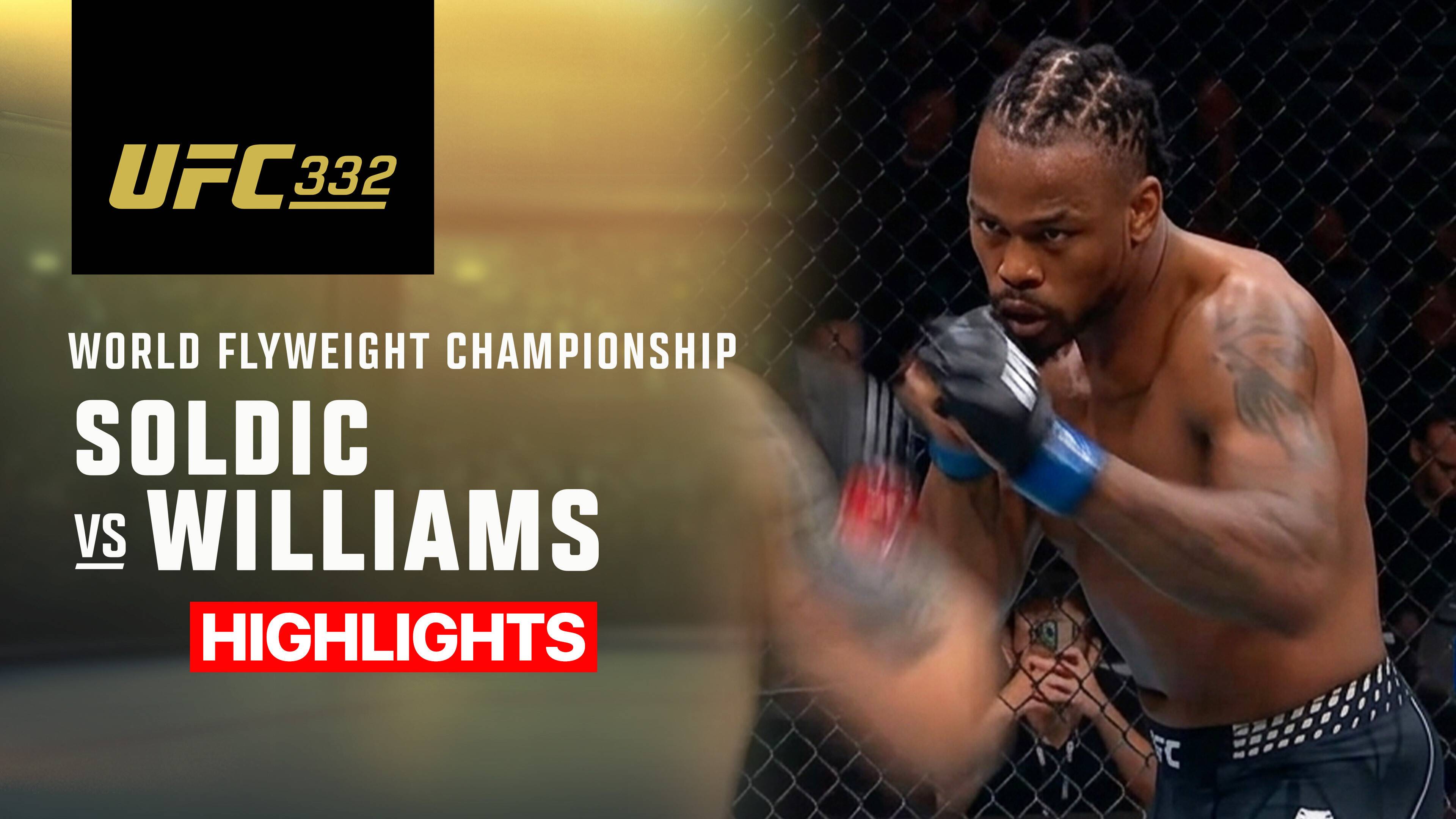 Roberto Soldic vs Khaos Williams - Welterweight | UFC 332