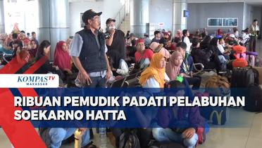 Ribuan Pemudik Padati Pelabuhan Soekarno Hatta