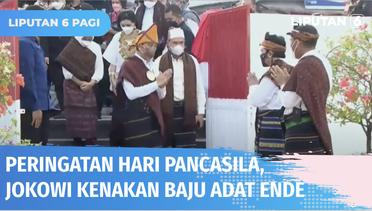 Pimpin Upacara Memperingati Hari Lahirnya Pancasila, Jokowi Kenakan Baju Adat Ende | Liputan 6
