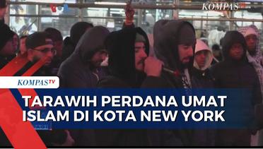 Umat Muslim di New York Gelar Tarawih Perdana di Time Square