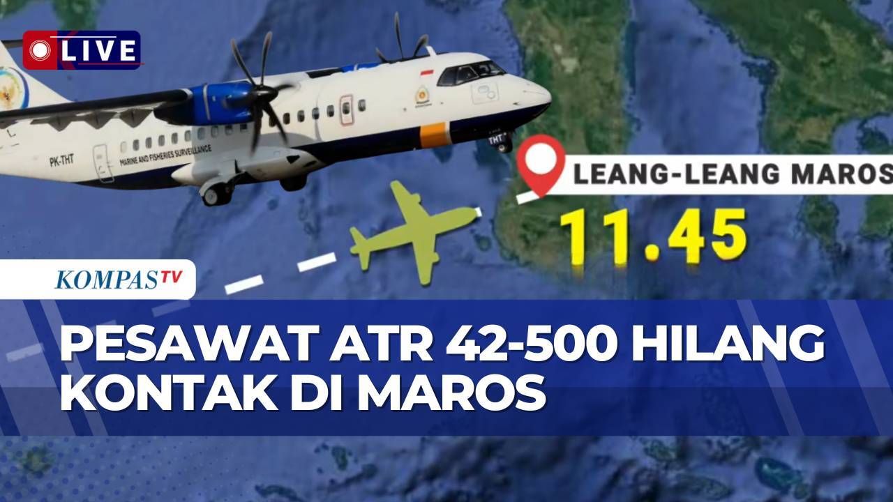 BREAKING NEWS! Pesawat ATR 42-500 Rute Yogyakarta-Makassar Hilang ...