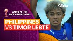 Philippines vs Timor Leste - Mini Match | ASEAN U19 Boys Championship 2024