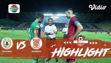 PSS Sleman (0) vs (1) Borneo FC - Halftime Highlights | Shopee Liga 1