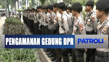 H-1, Begini Pengamanan di Gedung DPR MPR - Patroli