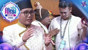 Pecah!! Lakon (Lawak Komedian) Ala Faris & Para Host!! Irfan: 'Jatoh Pak Haji?!' | Aksi Asia 2024