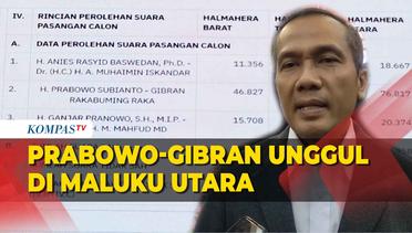 Prabowo-Gibran Unggul di Maluku Utara Disusul Anies-Muhaimin