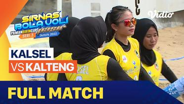 Full Match | Tempat Ketiga - Putri (4x4): Kalsel vs Kalteng | Sirkuit Voli Pantai Nasional Seri III 2022