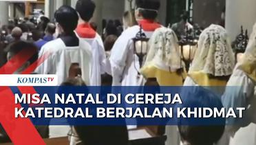 Misa Malam Natal di Gereja Katedral Jakarta Berlangsung dengan Khidmat