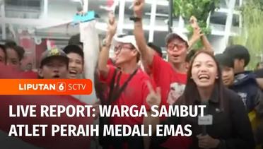 Live Report: Ribuan Warga Sambut Para Atlet Peraih Medali Emas Sea Games di Bundaran HI | Liputan 6
