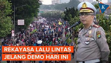 Polisi Siapkan Rekayasa Lalu Lintas di Sekitar Istana dan DPR Jelang Demo