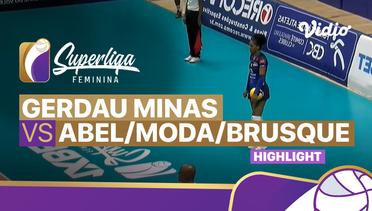Highlights | Gerdau Minas vs Abel/Moda/Brusque | Brazilian Women's Volleyball League 2022/2023