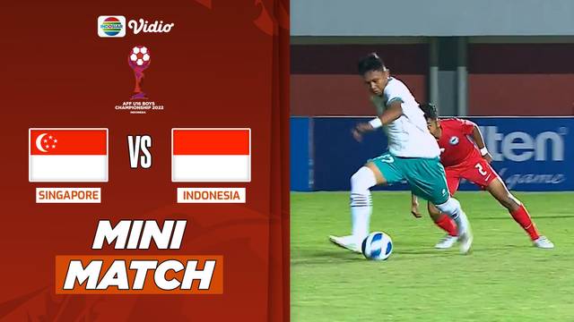 Mini Match - Singapore VS Indonesia | Piala AFF U-16 2022