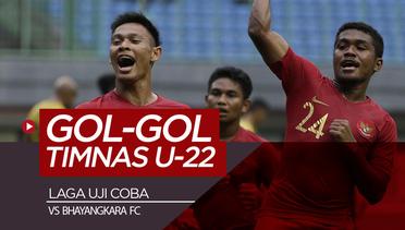 Gol-Gol Timnas Indonesia U-22 ke Gawang Bhayangkara FC