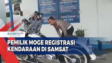 Pemilik Moge Registrasi Kendaraan di Samsat