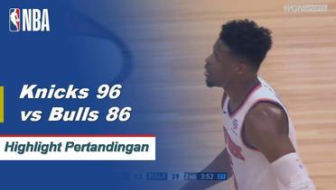 NBA | Cuplikan Hasil Pertandingan : Knicks 96 Vs Bulls 86