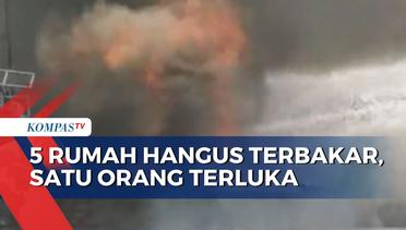 Api Hanguskan 5 Rumah Permukiman Padat Penduduk di Surabaya!