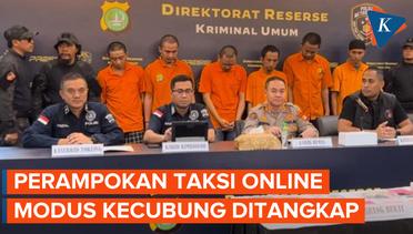 Polisi Tangkap Pelaku Perampokan Sopir Taksi Online Modus Kecubung