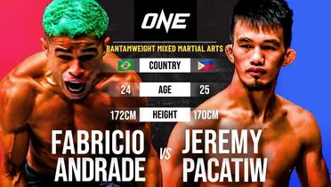 Brazilian Muay Thai Fabricio Andrade vs. Jeremy Pacatiw | Full Fight