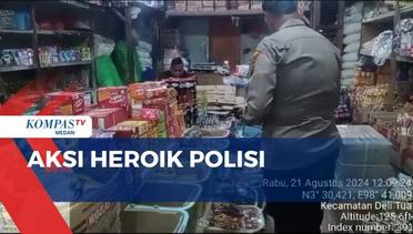 Detik-Detik Polisi di Medan Gagalkan Upaya Nekat Pemuda yang Hendak Akhiri Hidupnya