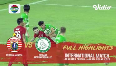 Persija Jakarta (3) vs Geylang International FC (1) | Full Highlights