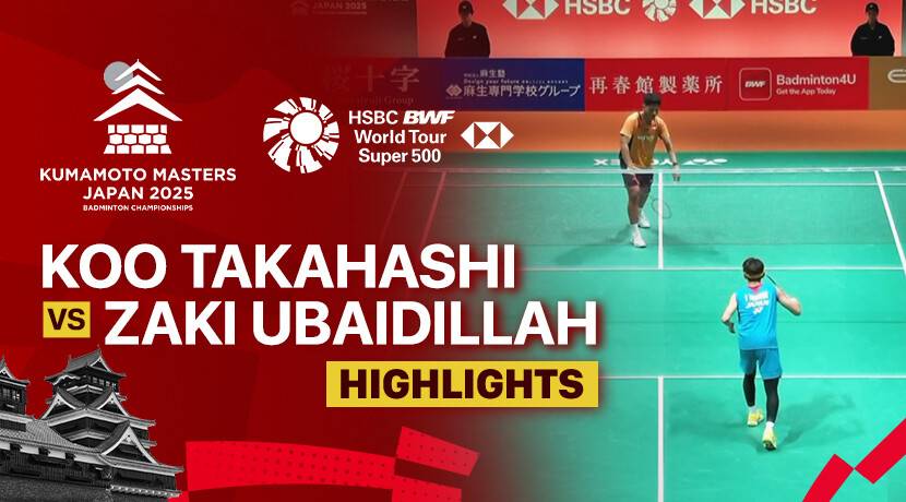 Koo Takahashi (JPN) vs Moh. Zaki Ubaidillah (INA) - Men's Singles Qualification | Kumamoto Masters Japan 2025