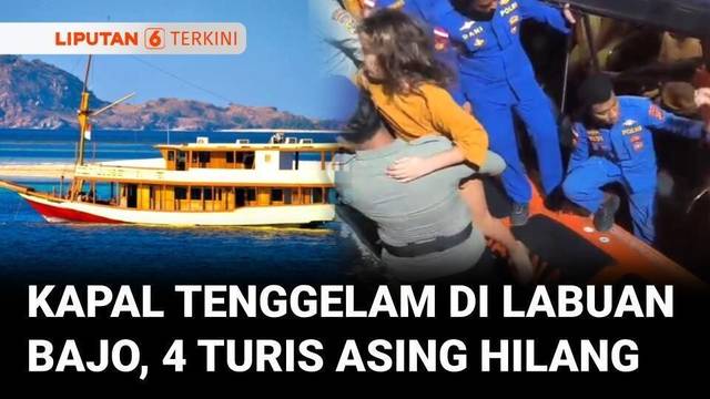 Kapal Wisata Tenggelam di Perairan Labuan Bajo, Empat Turis Asal Spanyol Masih Belum Ditemukan