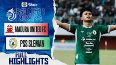 Madura United FC Vs PSS Sleman - Full Highlights | BRI Liga 1 2023/24